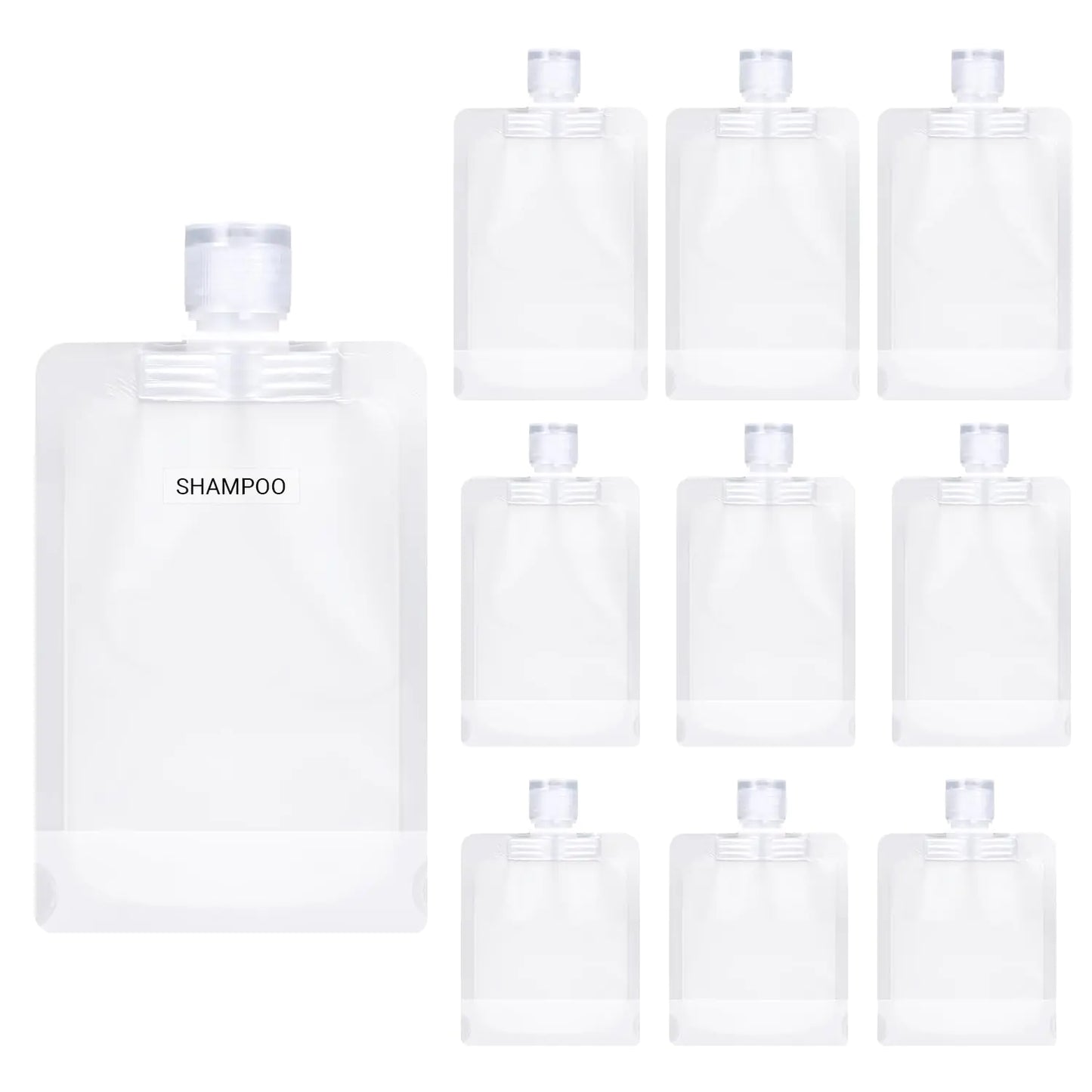 Leak Proof Refillable Pouches - 9pack